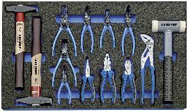 GEDORE 2005 CT4-8000 Werkzeugsortiment in Check-Tool-Modul, 13-teilig Produktbild