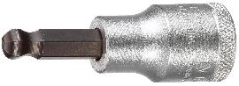 GEDORE Schraubendrehereinsatz 1/2" mit Kugelkopf, für Innensechskantschrauben, lang Produktbild