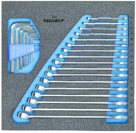GEDORE Werkzeugmodul 2/3 Ring-Maulschlüs sel gerade Gedore Produktbild