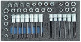 GEDORE 1500 CT1-ITX 30 Satz Schraubendrehereinsätze 3/8" in Check-Tool-Modul Produktbild