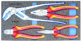 GEDORE 1500 CT1-VDE 142 VDE-Zangen-Sortiment in Check-Tool-Modul Produktbild