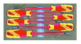 GEDORE 1500 CT1-VDE 2170 PZ VDE-Schraubendreher in Check-Tool-Modul Produktbild