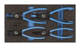 GEDORE 1500 CT1-8000 Montagezangen-Satz in Check-Tool-Modul Produktbild
