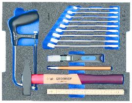 GEDORE 1100 CT2-BASIC Azubi-Sortiment in 2/2 L-BOXX 136 Modul Produktbild