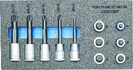 GEDORE 1500 CT1-INX 19 LK Satz Schraubendrehereinsätze 1/2" in Check-Tool-Modul Produktbild