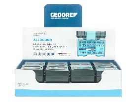 GEDORE Display 12 x Bit-Box 1/4 SL+PH+PZ+TX 32-teilig Produktbild