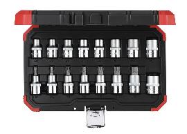 GEDORE R68003016 Steckschlüssel-Satz 1/2" TX E10-24T30-70 16-teilig Produktbild