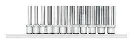 GEDORE R41008012 Steckschlüssel-Satz 1/4" 6-kant +Leiste 12-teilig Produktbild