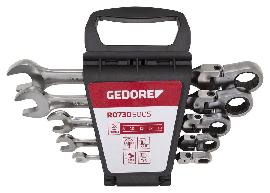 GEDORE R07305005 Gelenk-Ringratschenmaulschlüssel-Satz SW8-19 mm Produktbild