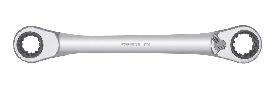 GEDORE R07501019 Doppelringratschenschlüssel Rechts/Links 10+13+17+19 mm Produktbild