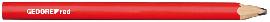 GEDORE R90950012 Handwerker-Bleistift 75mm oval rot 12 Stück Produktbild