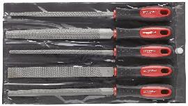 GEDORE R93000005 Feilensatz 3-kant + 4-kant + Flach + Rund + Halb 5-teilig Produktbild