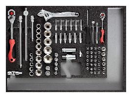GEDORE R21010004 Werkzeugsatz 3x CT-Module 129-teilig Produktbild