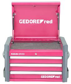 GEDORE R20240003 Werkzeugtruhe WINGMAN 3 Schubladen 446x724x470 mm Produktbild