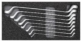 GEDORE R22150000 Doppelringschlüssel-Satz 2/6 CT-Modul 8-teilig Produktbild