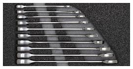 GEDORE Maul-Ringratschenschlüssel-Satz im 1/3 Modul Produktbild