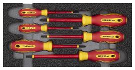 GEDORE R22150016 VDE-Schraubendreher-Satz 2/6 CT-Modul 6-teilig Produktbild