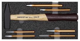 GEDORE R22150019 Hammer-/Meißelsatz 2/6 CT-Modul 7-teilig Produktbild