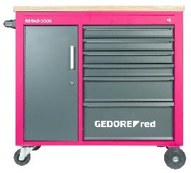 GEDORE Werkstattwagen MECHANIC PLUSwagen 6 Schubladen, Holzplatte, leer, R20150006 Produktbild