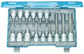 GEDORE Schraubendrehereinsatz- Satz 1/2" Innensechskant 5-17mm 15-teilig Gedore Produktbild