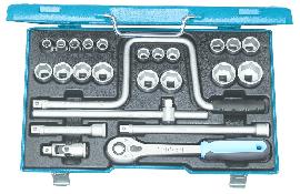 GEDORE 19 TMU-10 Steckschlüssel-Satz 1/2" 25-teilig 10-32 mm Produktbild