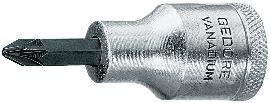 GEDORE Schraubendrehereinsatz 1/2" für Kreuzschlitzschrauben PZ Produktbild
