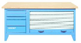 GEDORE B 1500 L Werkbank mit Blechjalousie Produktbild