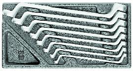 GEDORE 1500 ES-2 Doppelringschlüssel-Satz in 1/3 ES-Modul Produktbild