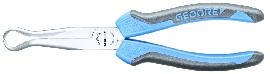 GEDORE 8138-200 JC Mechanikerzange gewinkelt 200 mm 2K-Griff Produktbild