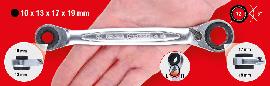 KS TOOLS Quadro-Ratschenschlüssel 10x13/ 17x19mm KS KS TOOLS Produktbild