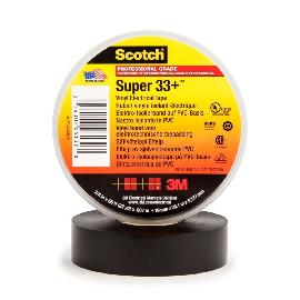 3M Elektroisolierband Scotch Super 33+, schwarz, 19mm x 20m Produktbild