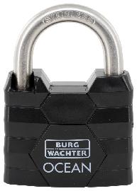 BURG WÄCHTER Vorhangschloss 490 Ni 50,schwarz Produktbild