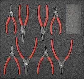 KNIPEX Werkzeugmodul 1/3 Sicherungsringzangen Produktbild