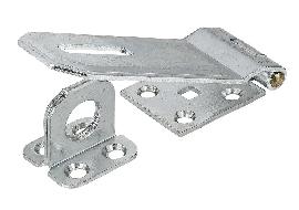 VORMANN Tür-Sicherheits-Überfalle,gerollt, L 140mm, B 50mm, verzinkt Produktbild