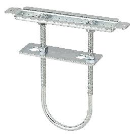 VORMANN Vario-Heizkörperkonsole,L 190mm,B 45mm, zum Anschrauben, Stahl verzinkt Produktbild