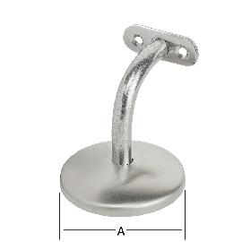 VORMANN GA-Handlaufstütze, fest, Edelstahl, edelstahl rostfrei Produktbild