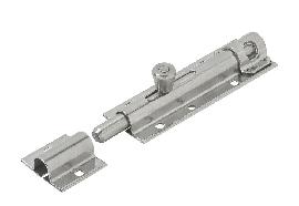 VORMANN Türschlossriegel,mit Schlaufe,abschließbar,gerade,130x43,5, silber Produktbild