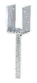 VORMANN U-Pfostenträger Stahl vz 70x70x115x4,5mm Ø Dolle 20 x 200mm mit CE? Ja Produktbild