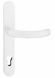 EDI Drückergarnitur mit Langschild Kronos 2005/0035, Aluminium Produktbild