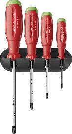 PB Schraubendreher-Satz 4-teilig PZ im Wandhalter SwissGrip EVO Swiss Produktbild