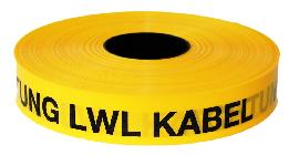 KELMAPLAST Trassenwarnband mit Aufschrift Produktbild