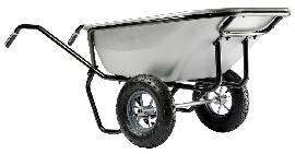 HAEMMERLIN Schubkarre Expert Twin verzin kt 230L, Luftrad Produktbild