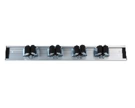floraworld Geräteleiste L=48cm,Alum.,m.4 Geräteh. Produktbild