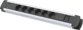 fortis Steckdosenleiste 6-fach mit USB Produktbild