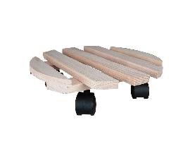 HSI Transportroller harte Rollen 60kg Kiefer Ø 300 mm EAN 1 St./pc. Produktbild