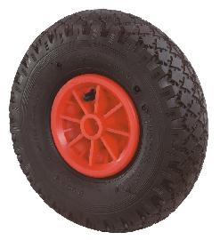 BS ROLLEN Luftrad,Rad Ø 260mm, D10, Gummi schwarz Produktbild