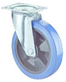 BS ROLLEN Transp.geräte-Lenkrolle,Rad Ø 125mm, LS400, 140kg, stahl verzinkt Produktbild