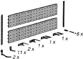 ELEMENT SYSTEM Heimwerkerdepot weiss Grundeinheit kpl. Produktbild