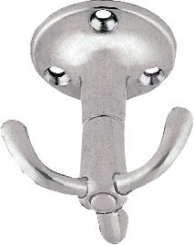 Wilesco Garderob.-Mantelhaken,Dreifachhaken, 5094,H60mm,Aluminium,silber poliert Produktbild