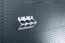 bott Dosenhalter bis 68mm 3 Aufnahmen-RAL7035 Produktbild